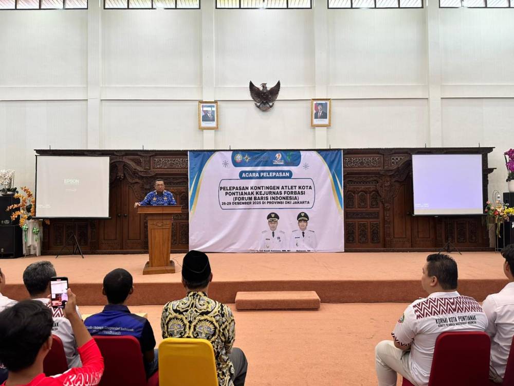 202 Atlet Baris Terbaik Pontianak Dilepas Menuju Kejurnas di Jakarta, Targetkan Dominasi Nasional